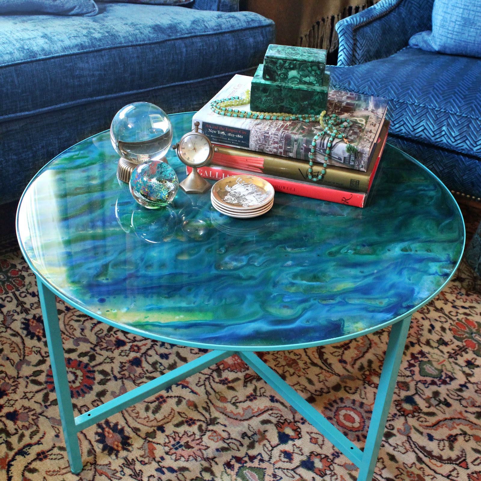 Mark Montano Big Blue Marble Table